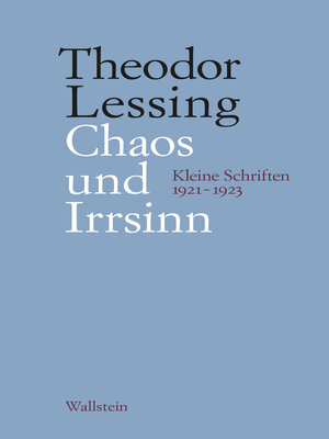 cover image of Chaos und Irrsinn
